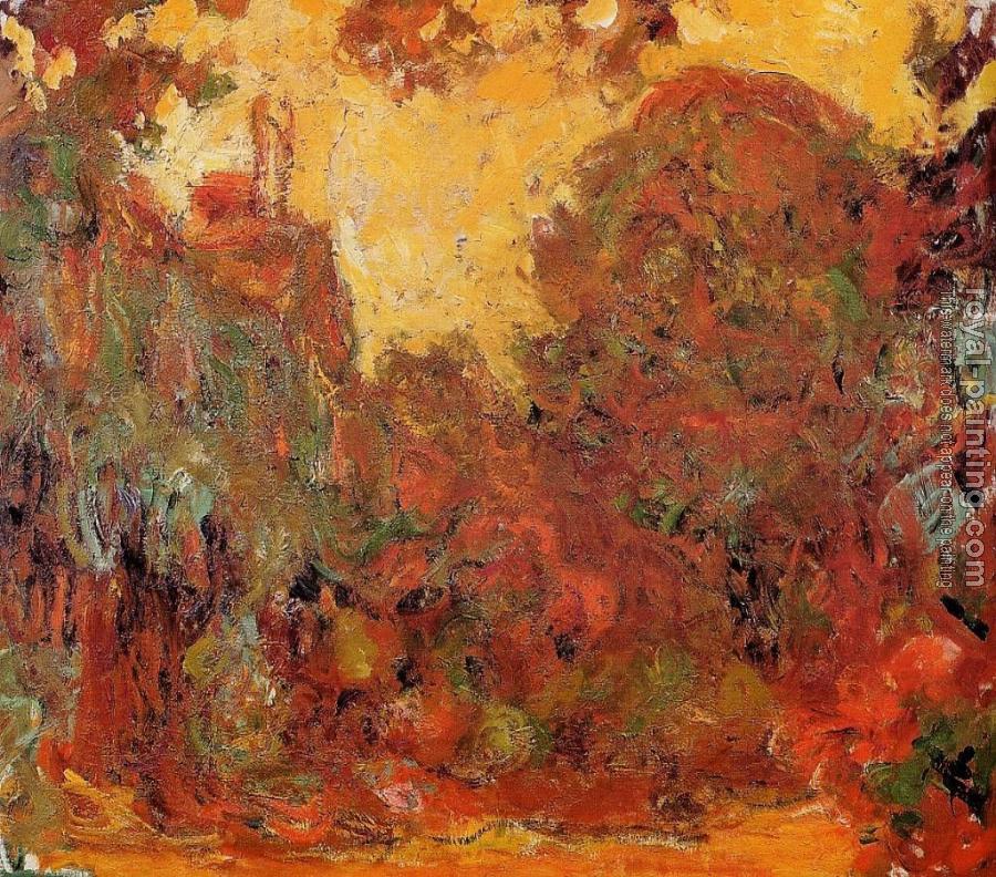 Claude Oscar Monet : The House Seen from the Rose Garden III